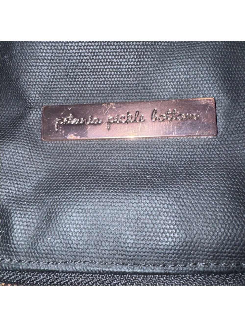 Petunia Pickle Bottom Diaper Bag Backpack Black Rose Gold Convertible Baby Bag - Picture 4 of 10